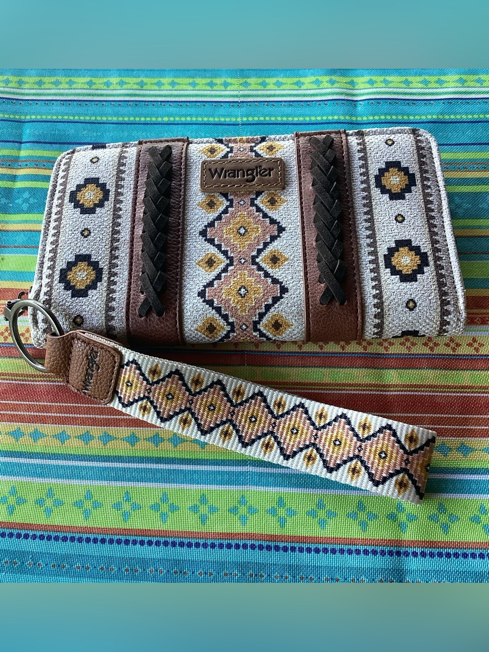 Wrangler Wallet with Aztec Styling